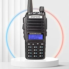 BaoFeng UV-82 Walkie Talkie Dual Band Two-Way Radio 136-174MHz VHF & 400-520MHz UHF