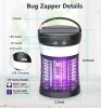 Solar Mosquito Killer Lamp, 4 Light Modes Solar Bug Zapper Outdoor Mosquito Zapper With Waterproof Camping Lantern