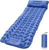 Ultra-light portable outdoor camping inflatable mattress, sleeping pad, tent inflatable pad, no pump needed