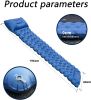 Ultra-light portable outdoor camping inflatable mattress, sleeping pad, tent inflatable pad, no pump needed