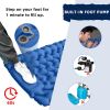 Ultra-light portable outdoor camping inflatable mattress, sleeping pad, tent inflatable pad, no pump needed