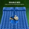 Ultra-light portable outdoor camping inflatable mattress, sleeping pad, tent inflatable pad, no pump needed