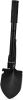 1pc Portable Foldable Camping Shovel - Multifunctional Hiking Tool for Entrenching, Digging, and Cleaning