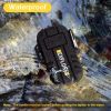 1pc Waterproof Windproof Lighter; USB Rechargeable Outdoor Dual Arc Lighter Flameless Plasma Lighters For Camping; Hiking; Emergency Survival