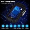 1pc Waterproof Windproof Lighter; USB Rechargeable Outdoor Dual Arc Lighter Flameless Plasma Lighters For Camping; Hiking; Emergency Survival