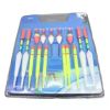 15pcs Fishing Lure Floats Set; Fishing Tackle floats; Vertical Buoy Sea Fishing Floats Assorted Size for Most Type Of Angling with Attachment Rubbers