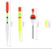 15pcs Fishing Lure Floats Set; Fishing Tackle floats; Vertical Buoy Sea Fishing Floats Assorted Size for Most Type Of Angling with Attachment Rubbers