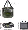 Outdoor Folding Portable Bucket Camping, Tavel, Hiking, Beach Days, Gardening, Car - (20 L  or 30 L)