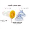 Travel Portable First Aid Choking Device for Adults and Children / 2 Size Choking Rescue Device Kits / Home Simple Asphyxia Rescue Device