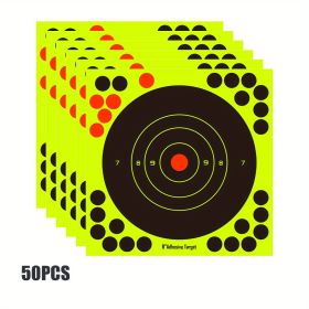 10 piece or 50 piece Gun Shooting Target - Self-adhesive - Bow and Arrow, Dart, Gun Aiming Sticker (Quantity: 50pcs)
