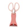 2pcs (2-in-1) Kitchen Scissors & Vegetables Peeler; Stainless Steel Multifunctional Food Scissors