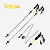 Portable Aluminum Alloy 5-section Foldable Ultralight Trekking Pole for Hiking Travel Lightweight 7075 Pole for Hiking, Walking