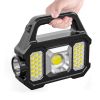 Portable Camping or Home Flashlight / Lantern, Multi-Modes, Solar Powered, USB Rechargeable, Emergency Light