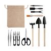 Outdoor & Indoor Usage 13 Piece Mini Garden Planting Tool Set