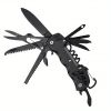 16-in-1 Multifunctional Pocket Knife Set with Keychain Holder, Scissors, Bottle Opener, Saw, and Camping Combination Tool - Essential Outdoor Gear