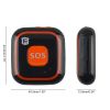 V28 Mini Smart Kids GPS Tracker with Two Way Audio Communication Talking Clock, SOS, Geo-Fence Historical Route Playback, Fall Alarm