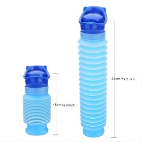 Portable Adult Urinal / Outdoor / Camping / High Quality Travel Urine / Car Urination /  Toilet For Men Women (Color: Blue)