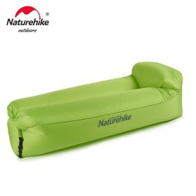 Naturehike Outdoor Air Inflatable Sofa Bed, Swimming Pool Float, Lounger for Travelling, Camping, Hiking (Color: Grass Green - L)