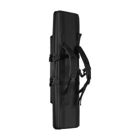 Portable Handle & Shoulder Strap Tactical Range Bag for 2 Rifles and 2 Pistols (Color: Black, Type: Storage Bag)