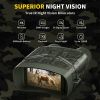 4K Night Vision Binoculars For Adults; Camouflage 3'' Large Screen Binoculars, Can Save Photo & Video With Rechargeable Lithium Battery