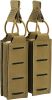 VOTAGOO Tactical MOLLE Magazine Pouch - Single, Double, or Triple 9mm Pistol Pouch for Hunting, Airsoft Shooting