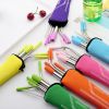 5pcs Set Stainless Steel Straws; Reusable Metal Straws With Silicone Tips; Sturdy Bent & Straight Drink Straws; Food Grade Straw