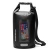 Waterproof Dry Bag 10L/20L/30L; Fishing Bag With Clear Phone Case; Roll Top Lightweight Floating Backpack Dry Sack; Keeps Gear Dry For Water Activity