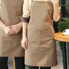 Waterproof and Oil-proof Apron with Pockets; Universal Apron For Women And Men; Multipurpose Aprons