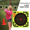10 piece or 50 piece Gun Shooting Target - Self-adhesive - Bow and Arrow, Dart, Gun Aiming Sticker