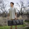 Portable Handle & Shoulder Strap Tactical Range Bag for 2 Rifles and 2 Pistols
