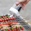 Four-in-one Spice Container; Portable for Camping, Transparent Seasoning Box with 4 separate chambers