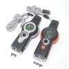 (1 piece) 7-in-1 Safety Whistle; Magnifier; Flashlight & Compass For Emergency Survival Hiking