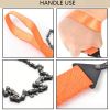 11 or 33 Teeth Survival Steel Hand Chain Saw / For Outdoor Wood Cutting in Emergency, Camping & Hiking Tool