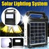 Portable 6V Rechargeable Solar Pane l- Power Storage Generator System - USB Charger With Lamp Lighting