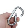 Aluminum D-Ring Locking Carabiner Light but Strong NOT for Climbing (Pack of 10)