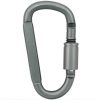 Aluminum D-Ring Locking Carabiner Light but Strong NOT for Climbing (Pack of 10)