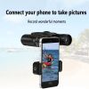 500x25 / 300X25 Professional Folding Small Compact Lightweight Binoculars; Long Range Zoom Telescope With Storage Bag