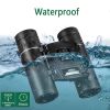 500x25 / 300X25 Professional Folding Small Compact Lightweight Binoculars; Long Range Zoom Telescope With Storage Bag