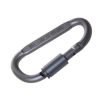 Aluminum D-Ring Locking Carabiner Light but Strong NOT for Climbing (Pack of 10)