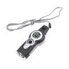 (1 piece) 7-in-1 Safety Whistle; Magnifier; Flashlight & Compass For Emergency Survival Hiking