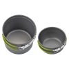 5 Piece Camping Cookware Mess Kit with Lightweight Aluminum Pot, Bowl, Fork, Spoon, Knife and Carry Mesh Bag for Outdoor Camping Hiking and Picnic