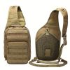 7L Large Capacity Adjustable Tactical Men's Chest Bag Outdoor Cycling Camping Waterproof Hiking Portable Waist Bag Outdoor Sports Shoulder Crossbody