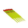 15pcs Fishing Lure Floats Set; Fishing Tackle floats; Vertical Buoy Sea Fishing Floats Assorted Size for Most Type Of Angling with Attachment Rubbers