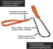 11 or 33 Teeth Survival Steel Hand Chain Saw / For Outdoor Wood Cutting in Emergency, Camping & Hiking Tool