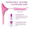 Portable Silicone Urinal For Women; Reusable; Emergency Urinal In Car; Emergency Urinal With Hook And Catheter; With Waterproof Storage Organ