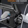 Portable Camping or Home Flashlight / Lantern, Multi-Modes, Solar Powered, USB Rechargeable, Emergency Light
