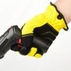 Safety Glasses And Work Gloves Set - Protective eyewear glasses (The clear glass is anti-fog)