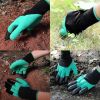 Gardening Gloves With Claws; Waterproof And Breathable Garden Gloves For Digging And Planting; Outdoor Tool Accessories