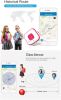 V28 Mini Smart Kids GPS Tracker with Two Way Audio Communication Talking Clock, SOS, Geo-Fence Historical Route Playback, Fall Alarm