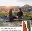 Camping Sleeping Pad; Inflatable Sleeping Mat With Pillows; Waterproof Lightweight Mattress; Folding Bed Cushion For Backpack Travel Hiking Camping